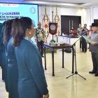 Bupati Kapuas, HM Wiyatno resmi melantik Ketua sekaligus jajaran Tim Penggerak Pemberdayaan dan Kesejahteraan Keluarga (TP PKK) Kabupaten Kapuas, di Ruang Rapat Rumah Jabatan Bupati Kapuas, Sabtu (24/5/2025).
