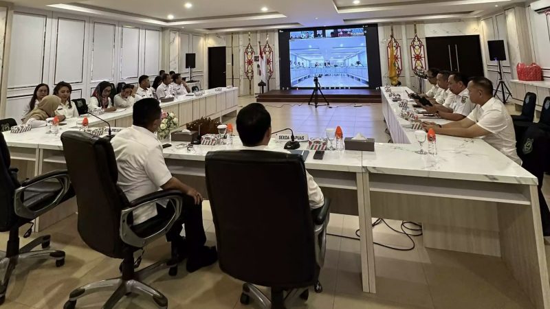 Pemkab Kapuas mengikuti Rapat Koordinasi (Rakor) Pencegahan Korupsi yang diselenggarakan oleh Komisi Pemberantasan Korupsi (KPK) Republik Indonesia, Rabu (4/6/2025).
