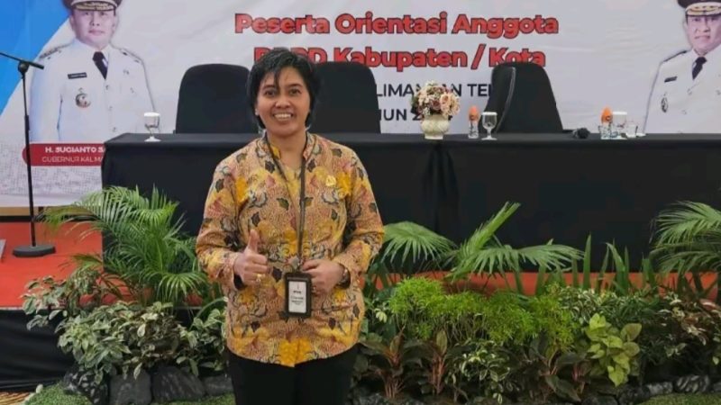 Ketua Komisi III DPRD Kapuas, Yunaningsih (Fraksi Partai Gerindra) 