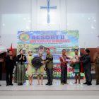 Wakil Bupati Kapuas Dodo saat membuka secara langsung Sinode Resort II GKE Kapuas Seberang yang dilaksanakan di Gedung Gereja GKE Sungei Pasah, Resort Kapuas Seberang