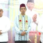 Anggota DPRD Kapuas H Abdullah, SE saat hadiri safari dakwah UAS di Masjid Al Ikhlas Kapuas
