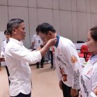 Staf Ahli Bupati Kapuas Bidang Kemasyarakatan dan Sumber Daya Manusia (KSDM), Budi Kurnawan saat pembukaan sosialisasi pemuda di GPU Manggatang Tarung, Rabu (3/12/2025). 