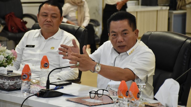 Bupati Kapuas, HM Wiyatno hadiri Rapat Koordinasi Pelayanan Publik melalui DPMPTSP di Ruang Rapat Rumah Jabatan (Rujab) Bupati Kapuas, Rabu (25/3/2026).