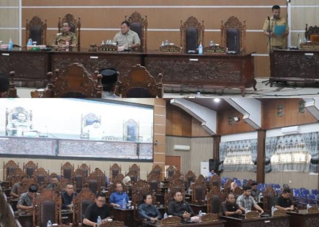 DPRD Kabupaten Kapuas menggelar Rapat Paripurna di Ruang Rapat Paripurna DPRD Kabupaten Kapuas, Senin (8/6/2026).