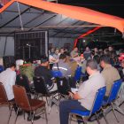 Bupati Kapuas HM Wiyatno memimpin Rapat Evaluasi Status Tanggap Darurat Bencana Karhutla dan Kekeringan di Posko Tanggap Darurat Pusdalops BPBD Kapuas, Selasa (15/9/2026) malam.