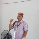 Wakil Bupati Kapuas, Dodo, meresmikan Pencanangan Kamis Hanjak Berbudaya di SMP Negeri 2 Pulau Petak, Kamis (1/10).